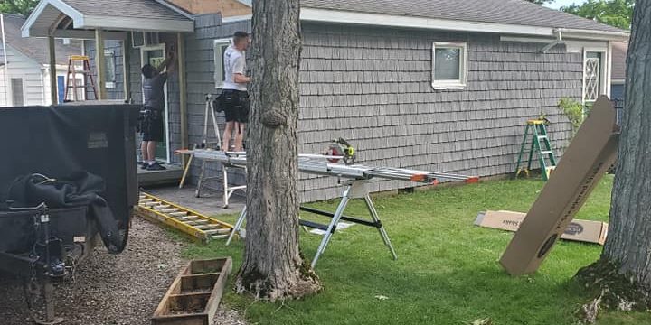 Installing siding